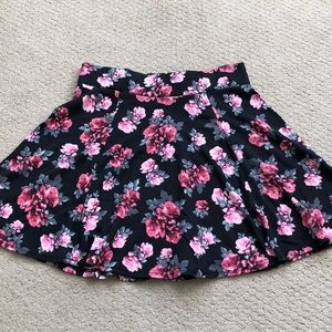 H&M Floral Skater Skirt